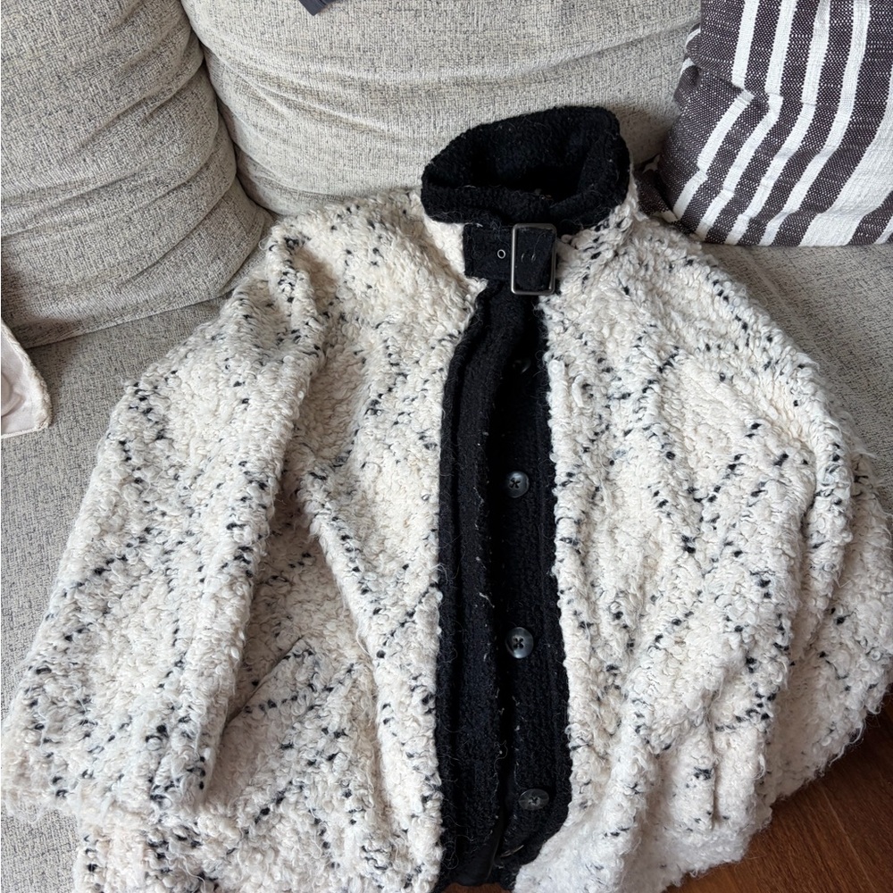 Free People Dark Gray Textured Jacket